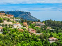 Village at the top of a hill. Provence, France stock images Village at the top of a hill. Provence, France stock images