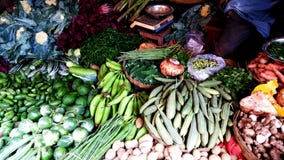 Village vegetables in a market shop royalty free stock images Village vegetables in a market shop royalty free stock images