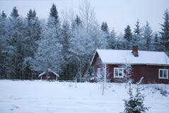 Village winter / Christmas royalty free stock image Village winter / Christmas royalty free stock image