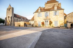 Villaggio di Domme in Francia Fotografie Stock Villaggio di Domme in Francia Fotografie Stock