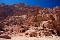 Villaggio di PETRA in Jordan Asia immagine stock Villaggio di PETRA in Jordan Asia immagine stock