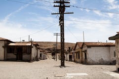 Ville abandonnée - Humberstone, Chili photo stock Ville abandonnée - Humberstone, Chili photo stock