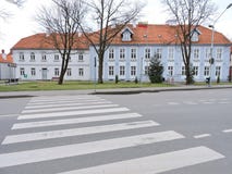 Ville de Silute, Lithuanie photo stock Ville de Silute, Lithuanie photo stock