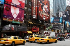 ville New York de broadway d'avenue