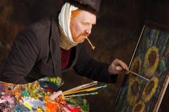 Vincent van Gogh portrait of dedication