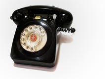 A vintage and antique telephone with white background. royalty free stock photography A vintage and antique telephone with white background. royalty free stock photography