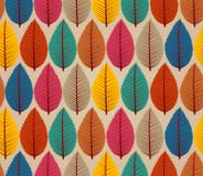 Vintage autumn leaves seamless pattern background. royalty free illustration Vintage autumn leaves seamless pattern background. royalty free illustration