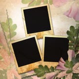 Vintage Background With Three Frames For Photo Stock Photo Vintage Background With Three Frames For Photo Stock Photo