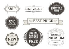 Vintage Banners, Labels For Businesses Royalty Free Stock Images Vintage Banners, Labels For Businesses Royalty Free Stock Images