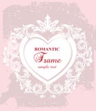 Vintage baroque frame heart shape card Vector. Detailed rich ornament illustration graphic line arts stock illustration Vintage baroque frame heart shape card Vector. Detailed rich ornament illustration graphic line arts stock illustration