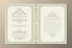 Vintage book layouts and design - covers and pages, classical rich frames, dividers, corners, borders, luxury ornaments and