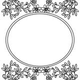 Vintage card with leaves and flower, wedding invitation, engraving style. Vector stock illustration Vintage card with leaves and flower, wedding invitation, engraving style. Vector stock illustration