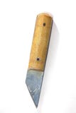 Vintage cimeter or scimitar kitchen knife over white royalty free stock photos Vintage cimeter or scimitar kitchen knife over white royalty free stock photos