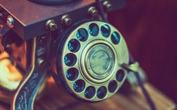 Vintage Classic Desk Rotary Telephone royalty free stock photography Vintage Classic Desk Rotary Telephone royalty free stock photography