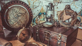 Vintage Compass Globe Model Lantern Lighting Watch And Globe Model Maritime Nautical Navigation Photos Stock Image Vintage Compass Globe Model Lantern Lighting Watch And Globe Model Maritime Nautical Navigation Photos Stock Image
