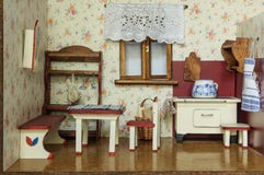 Vintage Doll House Royalty Free Stock Photo