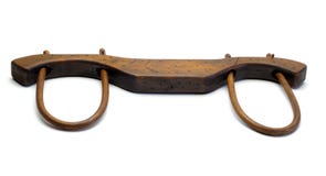 Vintage Draft Animal wood Harness Yoke Stock Images Vintage Draft Animal wood Harness Yoke Stock Images