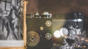 Vintage Film Camera Set Collectible royalty free stock images Vintage Film Camera Set Collectible royalty free stock images
