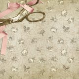 Vintage Floral Background Texture - Shabby Chic Roses with Vintage Scissors vector illustration Vintage Floral Background Texture - Shabby Chic Roses with Vintage Scissors vector illustration