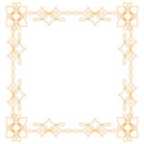 Vintage flourishes ornament frame template vector illustration. Victorian borders for greeting cards, wedding invitations, stock illustration Vintage flourishes ornament frame template vector illustration. Victorian borders for greeting cards, wedding invitations, stock illustration