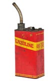 Vintage Fuel Container, Text In French Royalty Free Stock Photography
