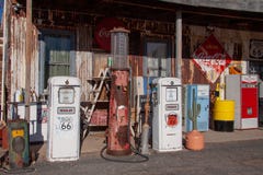 Vintage gas pumps and vending machines stock photos Vintage gas pumps and vending machines stock photos