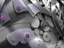 Vintage Gears Background Stock Photos Vintage Gears Background Stock Photos