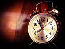 Vintage Golden Clock Stock Photography Vintage Golden Clock Stock Photography