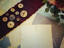 Vintage Journaling Session royalty free stock images Vintage Journaling Session royalty free stock images