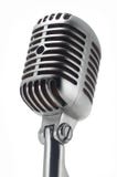 Vintage Microphone on white