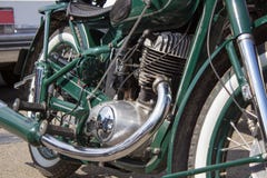Vintage motorcycle stock image Vintage motorcycle stock image