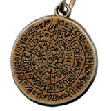 Vintage Mystery Amulet From Old Metal Royalty Free Stock Photography