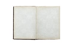 Vintage open photo album book with blank empty pages and with copy space. Stock Photo Vintage open photo album book with blank empty pages and with copy space. Stock Photo