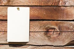 Vintage paper on wood stock photo Vintage paper on wood stock photo