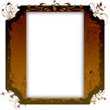 Vintage Photo Frame With Classy Patterns Royalty Free Stock Image
