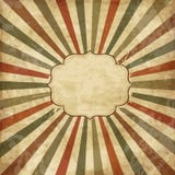 Vintage template with sunbeams vector illustration Vintage template with sunbeams vector illustration