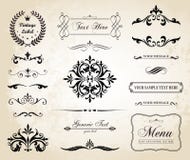 Vintage Vector Decorative Ornament Borders and Page Dividers