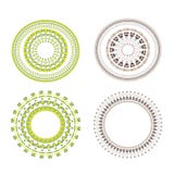 Vintage vector Set mandala. Floral elements for design of monograms, invitations, frames, menus, labels and websites. stock illustration Vintage vector Set mandala. Floral elements for design of monograms, invitations, frames, menus, labels and websites. stock illustration