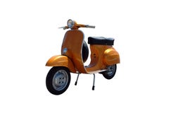 Vintage Vespa Scooter (path Included) Royalty Free Stock Photo Vintage Vespa Scooter (path Included) Royalty Free Stock Photo