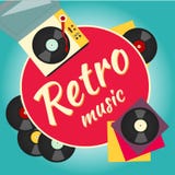 Vinyl verslag en draaischijf royalty-vrije illustratie Vinyl verslag en draaischijf royalty-vrije illustratie