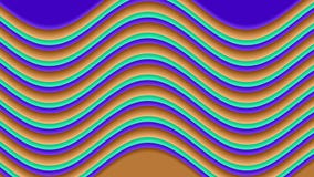Violet, green and yellow waves form a fancy pattern royalty free illustration Violet, green and yellow waves form a fancy pattern royalty free illustration
