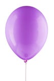 Violet inflated air balloon