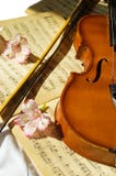 Violin On Music Sheet Royalty Free Stock Images Violin On Music Sheet Royalty Free Stock Images