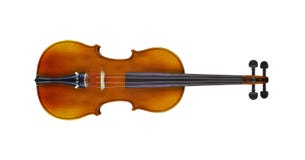 Violino isolato su bianco fotografia stock libera da diritti Violino isolato su bianco fotografia stock libera da diritti