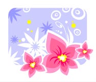 Viooltjes vector illustratie Viooltjes vector illustratie