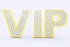 VIP Gold Letters. Stock Image - Image: 15877821