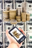 Virtual money in a handheld