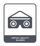 virtual reality glasses icon in trendy design style. virtual reality glasses icon isolated on white background. virtual reality stock illustration virtual reality glasses icon in trendy design style. virtual reality glasses icon isolated on white background. virtual reality stock illustration
