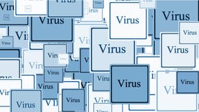 Virus waakzaam tegen wit Virus waakzaam tegen wit