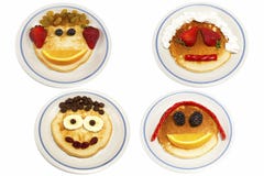 Visages de crêpe photo stock Visages de crêpe photo stock